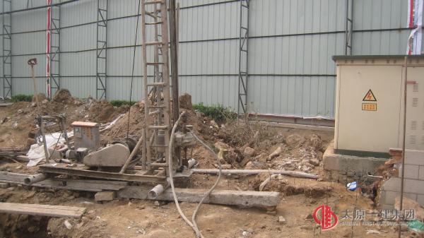 南侧帷幕高压旋喷桩施工