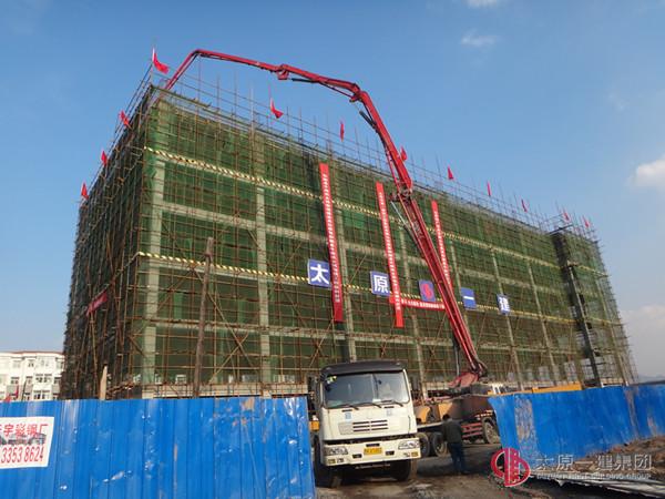 四分公司和顺县牛郎织女博物馆综合楼项目顺利封顶