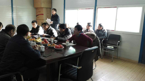 金林雅苑项目劳务现场工作会议