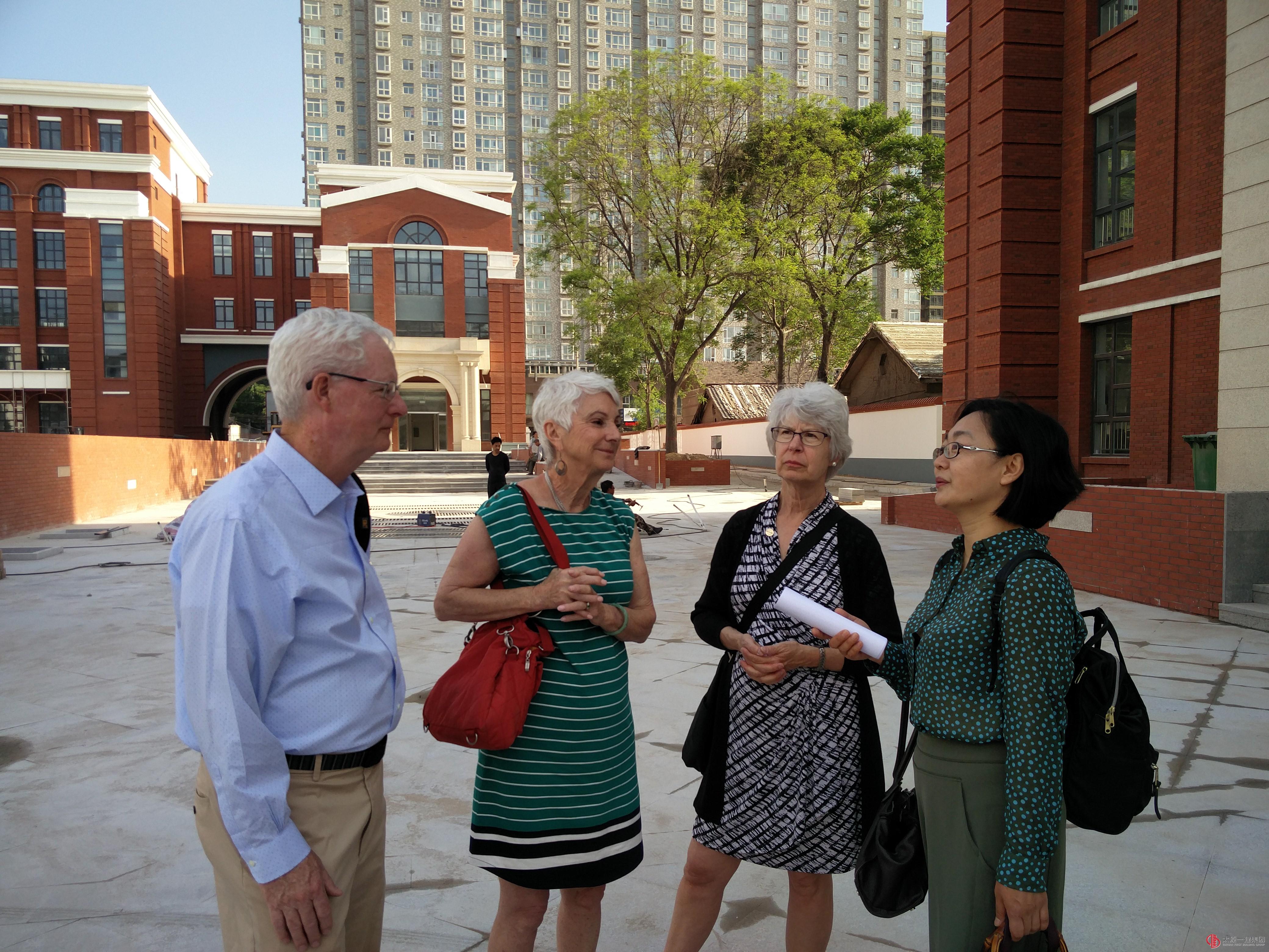 育英中学校新校建设项目文化交流参观